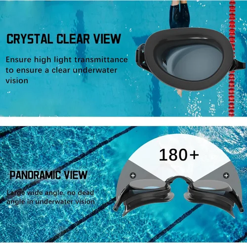 Vista 7 de Whale swim goggles HD Anti-fog Swimming Goggles Adults/Youths Both Suitable