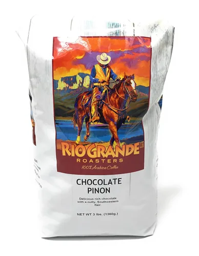 Vista 3 de Rio Grande Roaster Bolsa de café de grano entero con caramelo de 3 libras