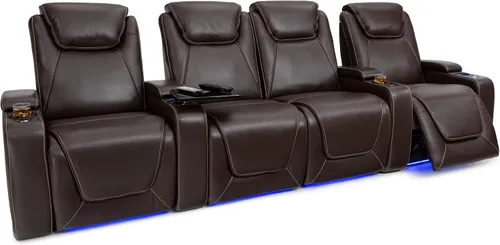 Vista 10 de Seatcraft Paladin - Asiento de cine en casa, sillón reclinable individual Negro