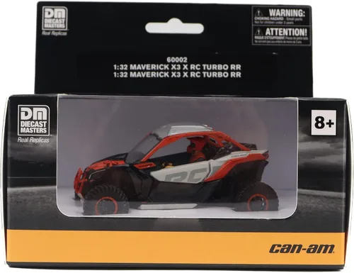 Vista 8 de Diecast Masters 1:32 Modelo BRP Can-Am Maverick X3 X RC Turbo RR SxS, 60002