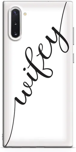 Vista 15 de Inspired Cases - Compatible con iPhone Xs Max - Funda protectora con textura 3D para Apple iPhone Xs Max - Esposo y esposa - Wifey