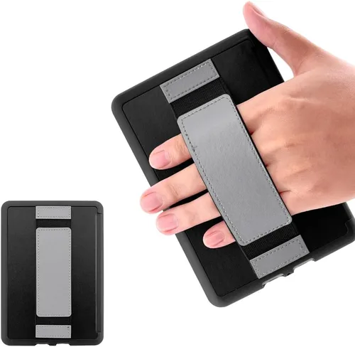 Vista 11 de Funda para Kindle Paperwhite 5 (se adapta a la nueva 11ª generación 2021) - Funda resistente a prueba de golpes con correa de mano (negro)
