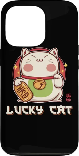 Vista 10 de Funda para iPhone 16 Maneki Neko Waving Cat Lucky Feline Lucky Kawaii Anime