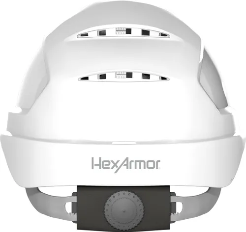 Vista 4 de HexArmor Casco de Seguridad Ceros® Casco Ceros® Duro Blanco