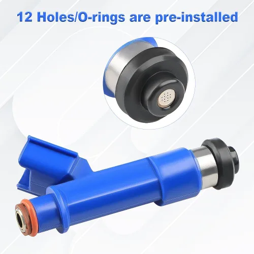Vista 5 de JDMON Inyectores de combustible de repuesto para Toyota Corolla y Matrix Pontiac Vibe 2005-2008 1.8L Toyota Yaris 2006-2018 1.5L 23250-0D050