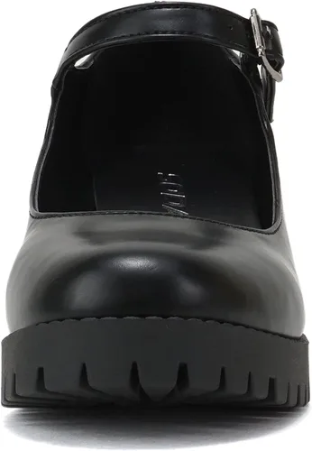 Vista 3 de Soda "Boxer" - Zapatos Mary Jane con punta redonda y tacón grueso con correa ajustable