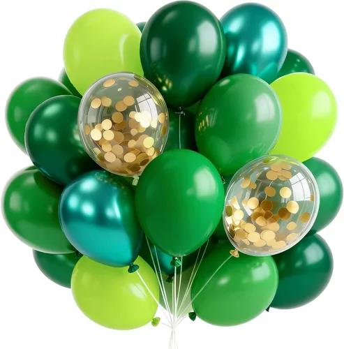 Vista 9 de PartyWoo Globos negros y dorados, 66 globos de 12 pulgadas color negro mate cromado metálico dorado para graduación, baby shower, cumpleaños, Año