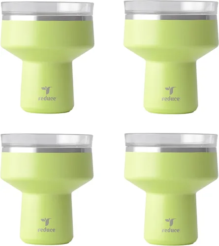 Vista 28 de Reduce Saltini - Vaso de cóctel de 16 onzas, vaso aislado de margarita con tapa, mantiene las bebidas frías durante 10 horas, alternativa al vaso