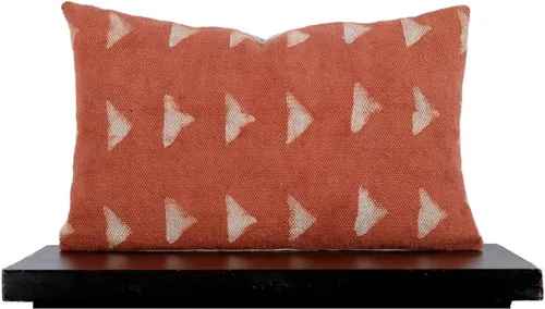 Vista 29 de Trade Star Mudcloth - Funda de cojín decorativa para lumbar, 100% algodón, color índigo, estilo granja, funda de almohada gruesa, estilo bohemio