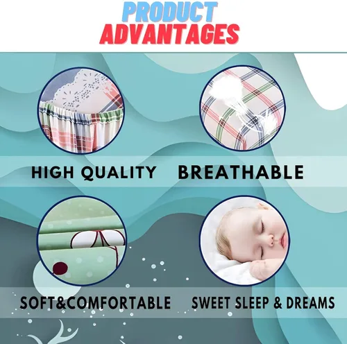 Vista 6 de Border Collie Sábanas tamaño individual XL, sábanas para perro, sábanas y fundas de almohada estampadas, juego de 3 piezas, sábana bajera ajustable