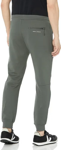 Vista 2 de AX ARMANI EXCHANGE Pantalón deportivo con cordón y bolsillo con cremallera para hombre