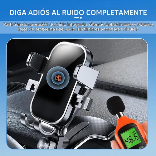 Vista 2 de Soporte universal para teléfono de automóvil, soporte de teléfono celular para salpicadero para tu automóvil, giratorio de 360 grados