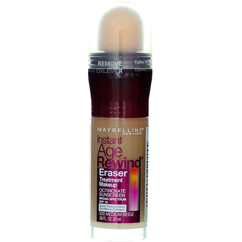 Vista 15 de Maybelline Instant Age Rewind Eraser Foundation con SPF 20 y provitamina B5 hidratante, 110, 1 unidad