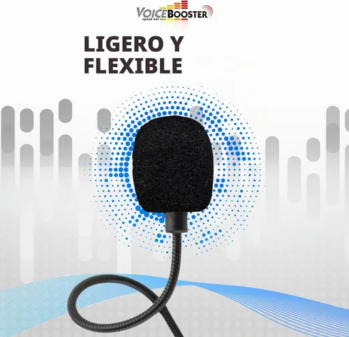 Vista 4 de Voicebooster - Micrófono de micrófono ajustable con control