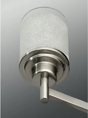 Vista 8 de Progress Lighting P4459 Alexa Candelabro de 5 luces, con pantalla de lino, de 20 pulgadas de alto., P4459-09, 100.00watts, 120.00 volts
