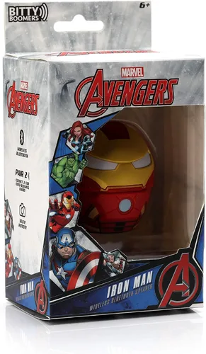Vista 4 de Bitty Boomers Marvel Avengers Iron Man - altavoz Bluetooth pequeño