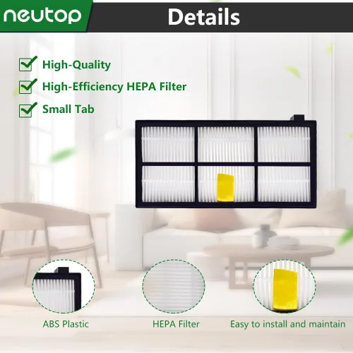 Vista 3 de Filtros de repuesto compatibles con iRobot Roomba 800 y 900 Series 801 805 850 860 870 877 880 890 891 895 960 961 980 981 985, paquete de 9