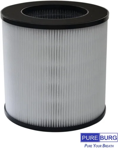 Vista 2 de PUREBURG Filtro de repuesto compatible con purificador de aire Druiap KJ150 y Cwxwei SY910 KJ150 (AF3001), paquete de 2 unidades True HEPA de 3