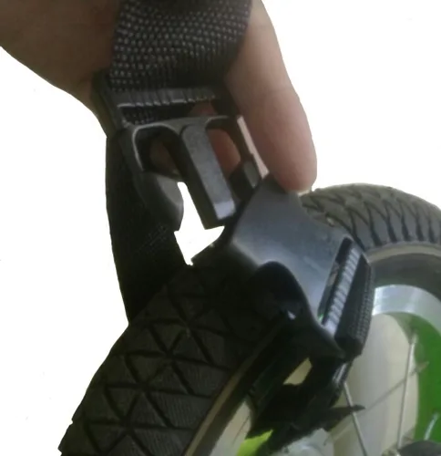 Vista 3 de Correa de transporte de hombro para bicicleta de equilibrio para niños/para llevar la bicicleta de los niños como remolque/correa extensible
