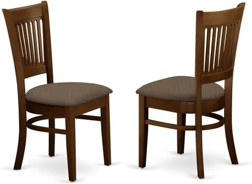 Vista 4 de East West Furniture VANC5-ESP-C - Juego de mesa de comedor de 5 piezas para 4 personas, incluye una mesa de cocina ovalada con hojas de mariposa y 4