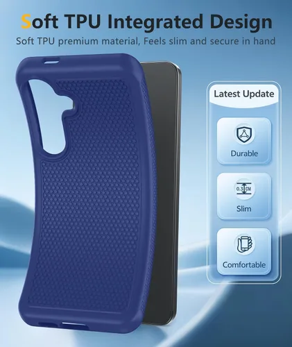 Vista 1064 de FNTCASE Funda para iPhone 17 Pro: Fundas delgadas translúcidas de color azul claro compatibles con MagSafe, protección completa de la cámara