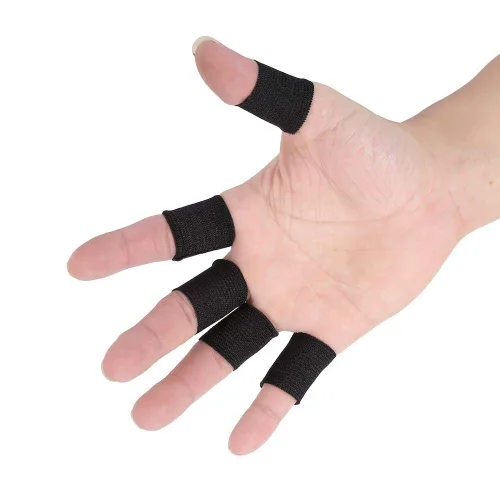 Vista 9 de 10 fundas para dedos, soporte para el pulgar para dedos, grietas de dedos, artritis de dedos, mangas para dedos