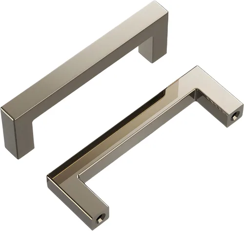 Vista 56 de Hickory Hardware - HH075326-BGB - Manija de la colección Skylight, 3 pulgadas de centro a centro, latón dorado cepillado.