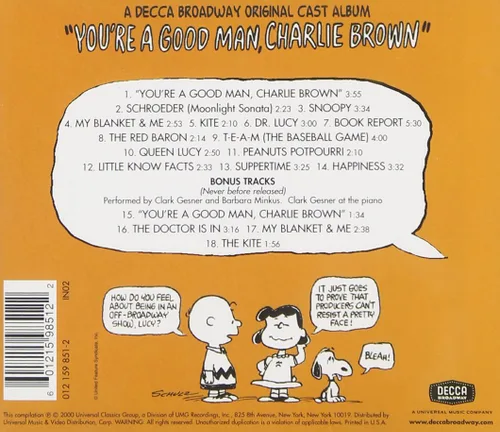 Vista 2 de You're a Good Man, Charlie Brown 1967 Original Off-Broadway Cast