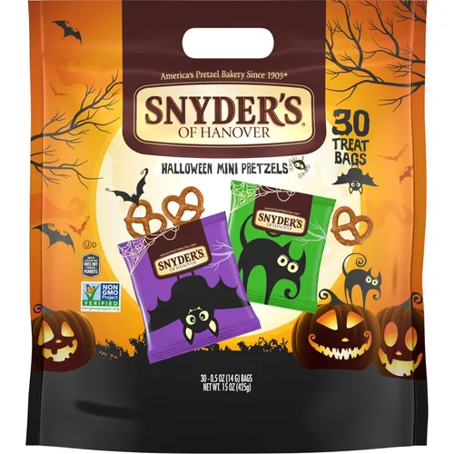 Vista 11 de Snyder's of Hanover, Trozos de pretzel miel mostaza y cebolla, 1 oz, 20