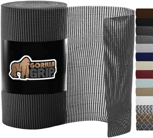 Vista 17 de GORILLA GRIP powerGRIP - Forro para estante de cajón y gabinete, agarre grueso y fuerte, forros no adhesivos que protegen armarios de cocina