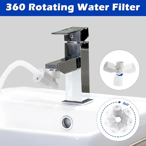 Vista 3 de 4 cartuchos de filtro para el grifo de filtro de agua giratorio de 360°