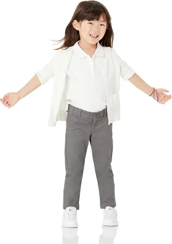 Vista 2 de Tienda Essentials Girls Short Sleeve Uniform Interlock Polo Shirt