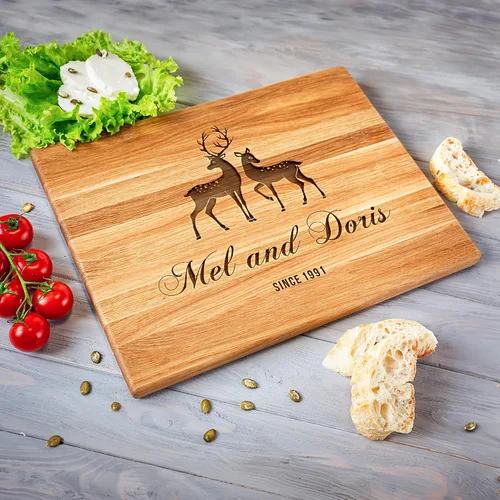 Vista 22 de Tabla de cortar personalizada, tabla de cortar grabada, tabla de cortar personalizada, regalo de boda, despedida de soltera, aniversario