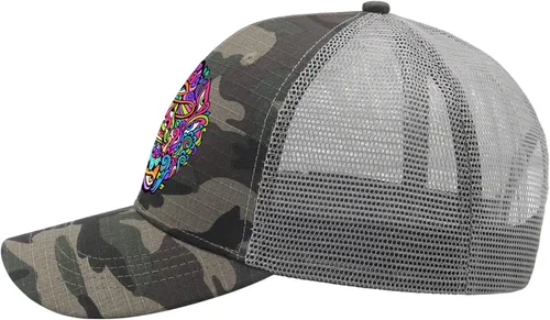 Vista 3 de Gorras psicodélicas mágicas para hombre, gorro vintage ajustable