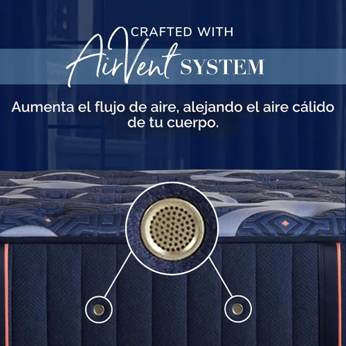 Vista 9 de Stearns & Foster Lux Estate - Colchón suave con parte superior acolchada, tamaño King