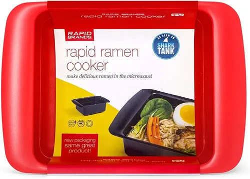 Vista 25 de Rapid Ramen Cooker Utensilios de cocina para microondas para ramen instantáneo Sin BPA y apto para lavavajillas Perfecto para dormitorio Negro