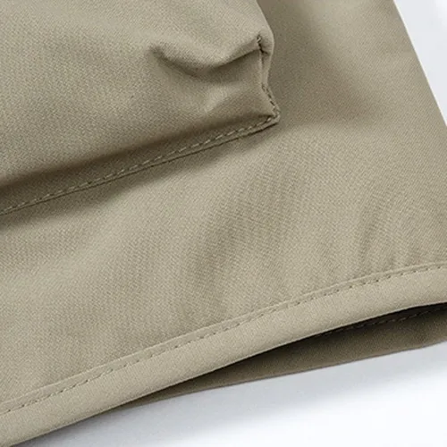 Vista 6 de Abrigos deportivos hombre Chaquetas Bolsillos bolsas múltiples Prendas vestir Otoño Invierno Chaleco exterior
