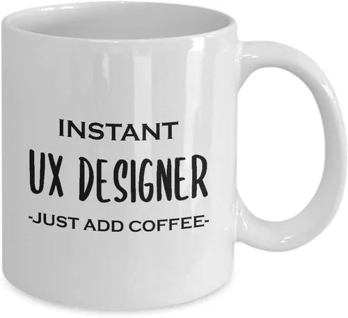 Vista 2 de Gifts for UX Designer Coffee Mug Tea Cup - User Experience UI User Interface Design Artist Team Dept Graphic Digital Multimedia Creative Funny Cute