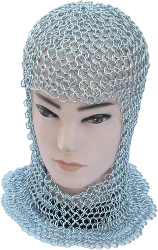 Vista 3 de Armory Replicas Chainmaile Child Knights Handmade Haubergeon Silver, plateado