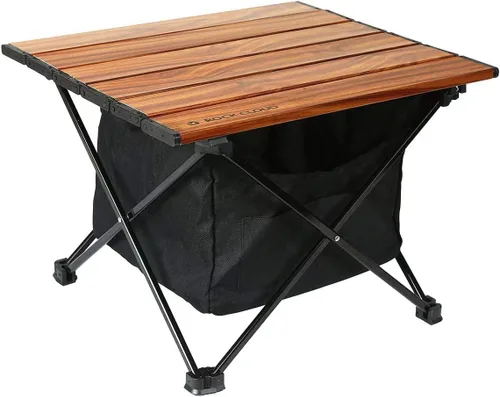 Vista 9 de ROCK CLOUD Mesa de campamento portátil de aluminio ultraligera, mesa de playa plegable para camping, senderismo, mochileros, picnic al aire libre