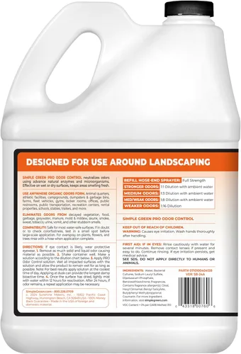 Vista 2 de Simple Green Líquido Pro Odor Control 1 Gal