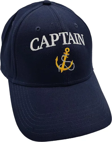 Vista 3 de Captain and First Mate Anchor - Gorras de béisbol a juego