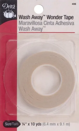 Vista 2 de Dritz 406 - Cinta adhesiva de 1/4 in x 10 yardas., Paquete de 2