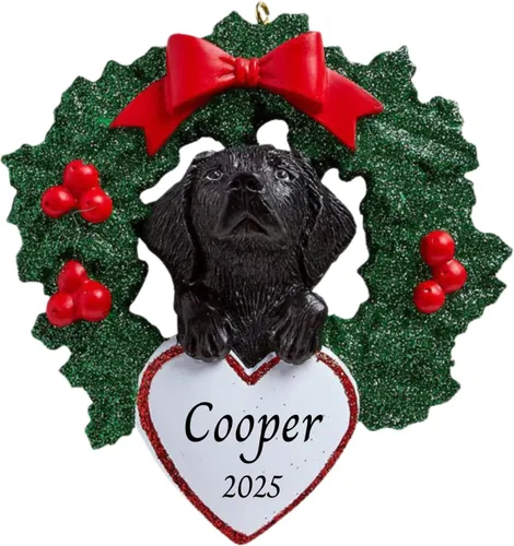 Vista 22 de Adornos personalizados para árbol de Navidad 2025 para mascotas, Chihuahua con corona, recuerdo para los amantes de los perros de los cachorros