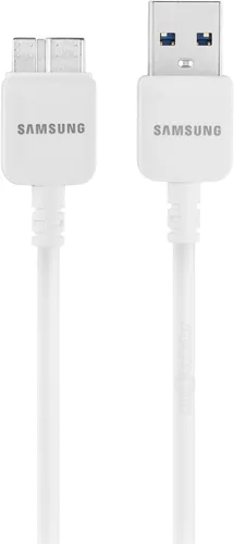 Vista 3 de Samsung Cable de datos USB 3.0 para Galaxy Note 3, embalaje no minorista, color blanco
