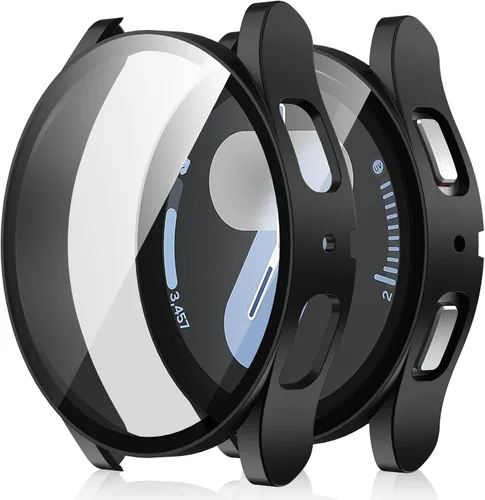 Vista 27 de Amizee Paquete de 2 fundas protectoras de pantalla compatibles con Samsung Galaxy Watch Ultra (2025/2024) de 1.772 pulgadas, con protector de negro