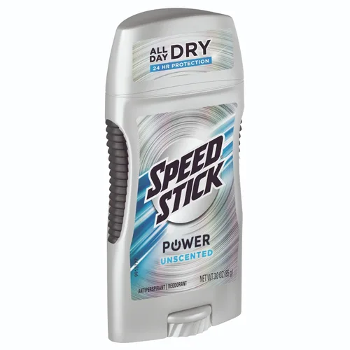 Vista 4 de Speed Stick Desodorante antitranspirante, sin perfume, 3 onzas (paquete de 3)