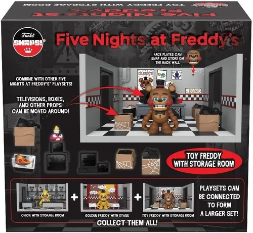 Vista 2 de Funko Snaps!: Five Nights at Freddy's - Juguete de Freddy con Sala de Almacenamiento