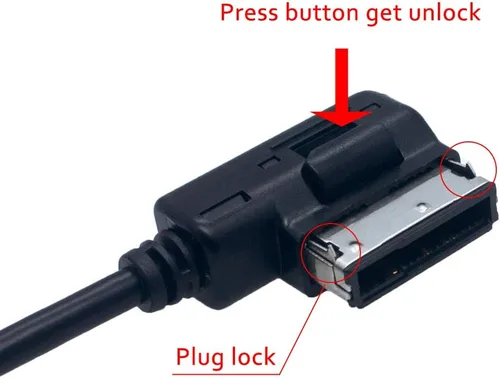 Vista 3 de Adaptador Bluetooth compatible con Mercedes Benz MMI Puerto Celular Apple iPhone iPod Android Dispositivos Capaces Play HiFi Music