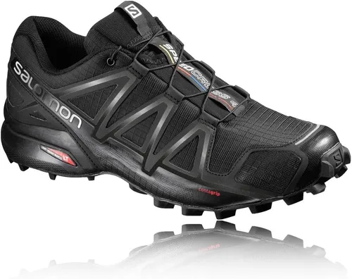 Vista 10 de Salomon Zapatillas de trail running Speedcross 4 para hombre Azul Yonder Negro Lava Naranja